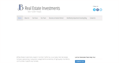 Desktop Screenshot of jbrealestateinvestments.com